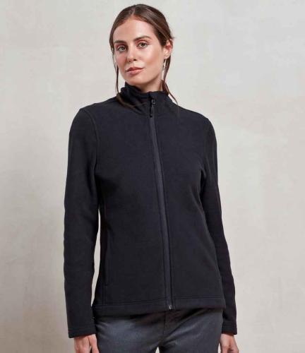 Premier Ladies Recyclight� Full Zip Micro Fleece Jacket - BLK - XXL